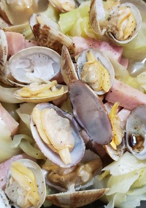 アサリ&ベーコン&キャベツのバター蒸し-レシピのメイン写真