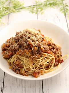 レンジで簡単!本格パスタ☆ボロネーゼ-レシピのメイン写真