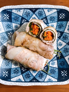 ニンジン豚肉巻き-レシピのメイン写真