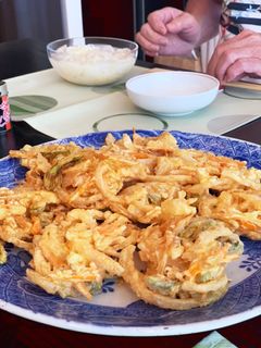 簡単♡玉ねぎししとうにんじんのかき揚げ-レシピのメイン写真