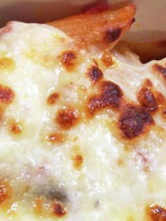 パスタベイク☆パスタの残りをグラタンに-レシピのメイン写真