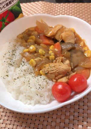 ご家庭のカレーに野菜ジュース＋-レシピのメイン写真