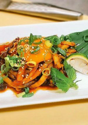 超簡単やみつき月見しめじ！作り置き副菜-レシピのメイン写真