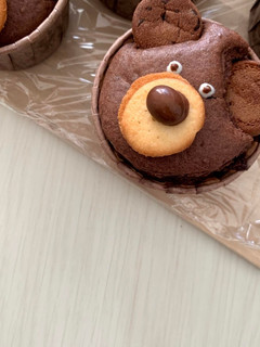 くまマフィン チョコカップケーキ-レシピのメイン写真