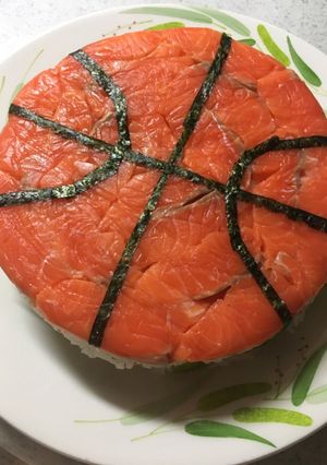 バスケ寿司ケーキ-レシピのメイン写真