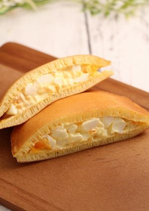 簡単！ホットケーキたまごサンド-レシピのメイン写真