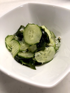 きゅうりとわかめの酢の物-レシピのメイン写真