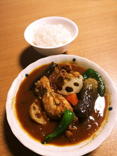 鶏手羽元と野菜のスープカレー-レシピのメイン写真