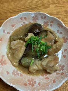 鶏もも肉とナスのお酢で健康煮-レシピのメイン写真