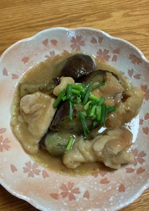 鶏もも肉とナスのお酢で健康煮-レシピのメイン写真