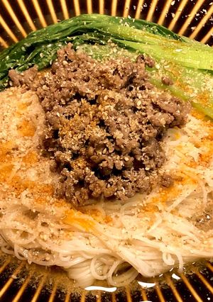 フェス飯にあったらいい坦々麺風素麺-レシピのメイン写真