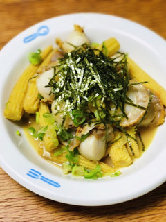 帆立とベビーコーンのバター醤油炒め-レシピのメイン写真