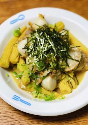 帆立とベビーコーンのバター醤油炒め-レシピのメイン写真