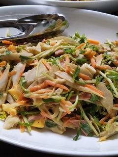 デパ地下風 豆苗のゆで卵サラダ ワインに-レシピのメイン写真