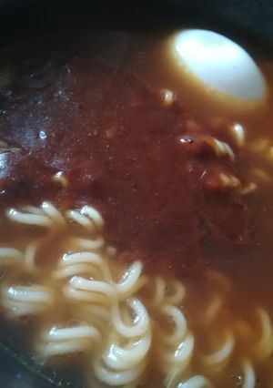簡単!包丁いらずのカレーラーメン-レシピのメイン写真