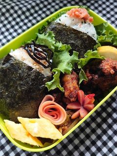 2020/9/6 オニギリ弁当 夫弁当-レシピのメイン写真