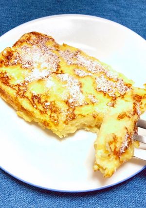 意外な方法で！分厚いフレンチトースト♫-レシピのメイン写真