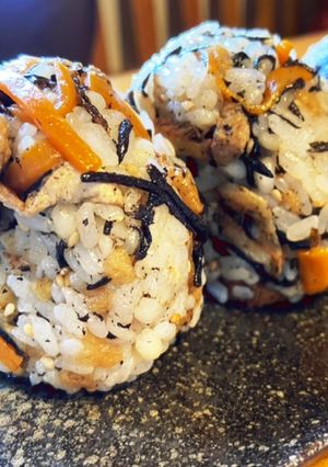 ひじき煮のおにぎり-レシピのメイン写真