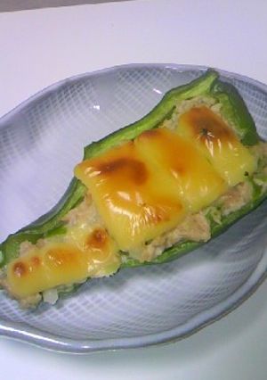 ピーマンの肉詰めチーズ～シーチキン～-レシピのメイン写真