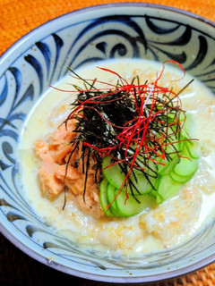 豆乳だしのお茶漬け-レシピのメイン写真