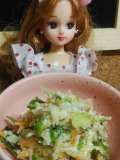 リカちゃん♡玉子豆腐の白和え風ꕤ*。゚-レシピのメイン写真
