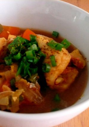 豆腐･キムチ･余りモノde簡単！チゲ鍋風-レシピのメイン写真