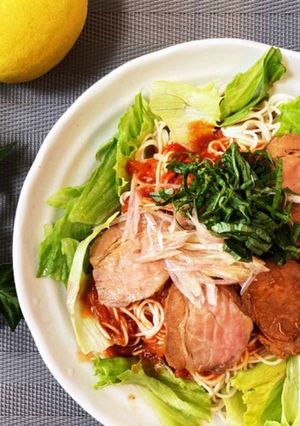 10分で完成！ごま油香るトマトそうめん-レシピのメイン写真