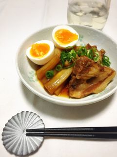 【焼酎に合う】豚の角煮と半熟卵-レシピのメイン写真