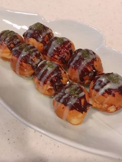 たこ焼き器とHMで、なんちゃってたこ焼き-レシピのメイン写真
