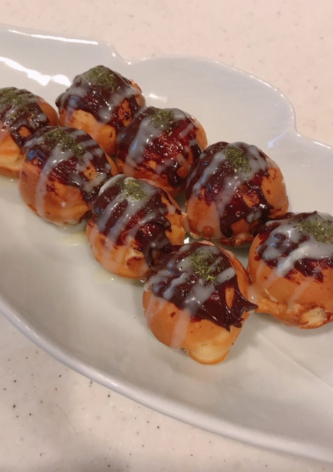 たこ焼き器とHMで、なんちゃってたこ焼き-レシピのメイン写真