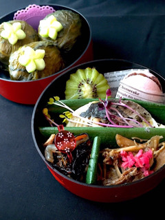 めはりおにぎり弁当 詰め方-レシピのメイン写真