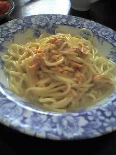 超簡単☆サケのクリーム風パスタ-レシピのメイン写真