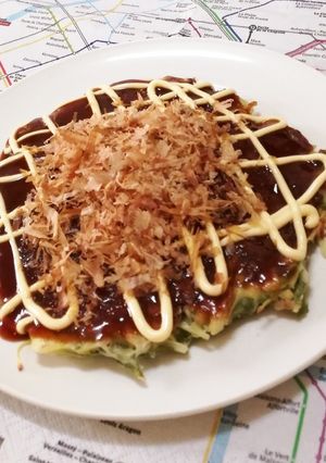 水菜のお好み焼き-レシピのメイン写真