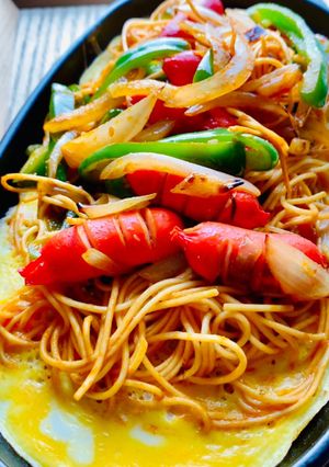 糖質オフ名古屋飯☆鉄板ナポリタン♪-レシピのメイン写真