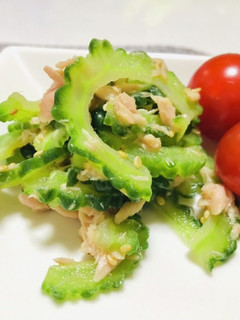 無限ゴーヤ・苦瓜サラダ中華風-レシピのメイン写真