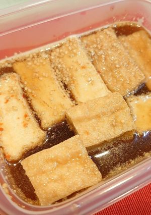 レンジで簡単☆厚揚げのピリ辛煮-レシピのメイン写真