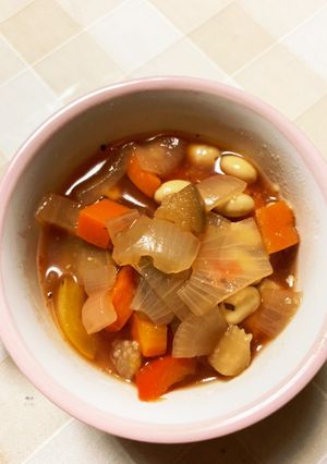 トマトジュースでトマトスープ！-レシピのメイン写真
