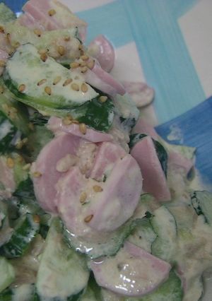 魚肉ソーセージでツナマヨ-レシピのメイン写真