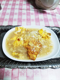 ラーメン風味のオムレツ風あんかけ-レシピのメイン写真