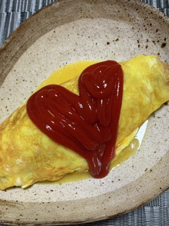 簡単おつまみ☆母の味、甘い挽肉オムレツ-レシピのメイン写真