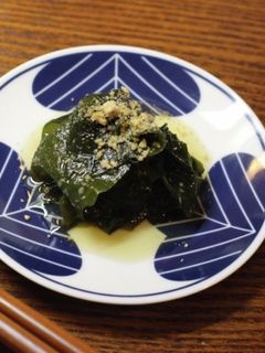 ワカメのお浸し-レシピのメイン写真
