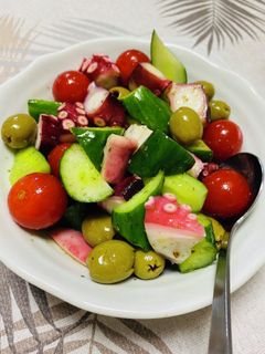 タコとキュウリとオリーブのマリネ-レシピのメイン写真