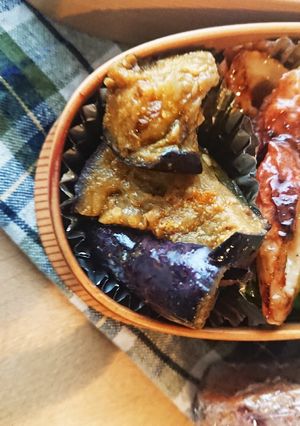 お弁当★レンチンなすカレー炒め★作り置き-レシピのメイン写真