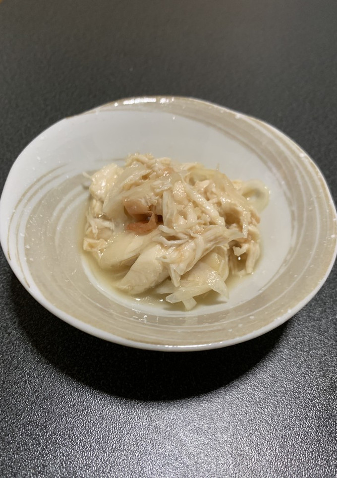ささみと梅肉の甘酢和え-レシピのメイン写真
