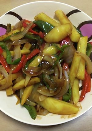 肉のかわりにじゃがいもで青椒肉絲-レシピのメイン写真