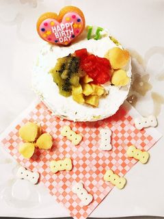 犬用簡単ケーキ-レシピのメイン写真