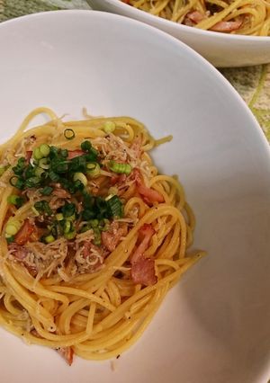 しらすベーコンパスタ-レシピのメイン写真