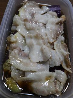 簡単!なすと豚バラのめんつゆ煮-レシピのメイン写真