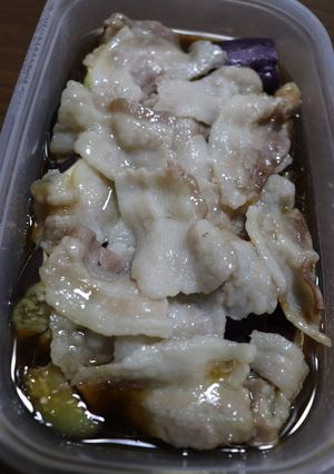 簡単！なすと豚バラのめんつゆ煮-レシピのメイン写真