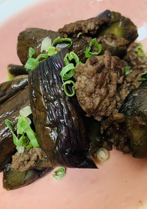 超簡単！なすと牛ミンチこっさり炒め-レシピのメイン写真